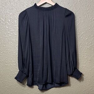 Maison d’Amelie Ruffle Neckline Top